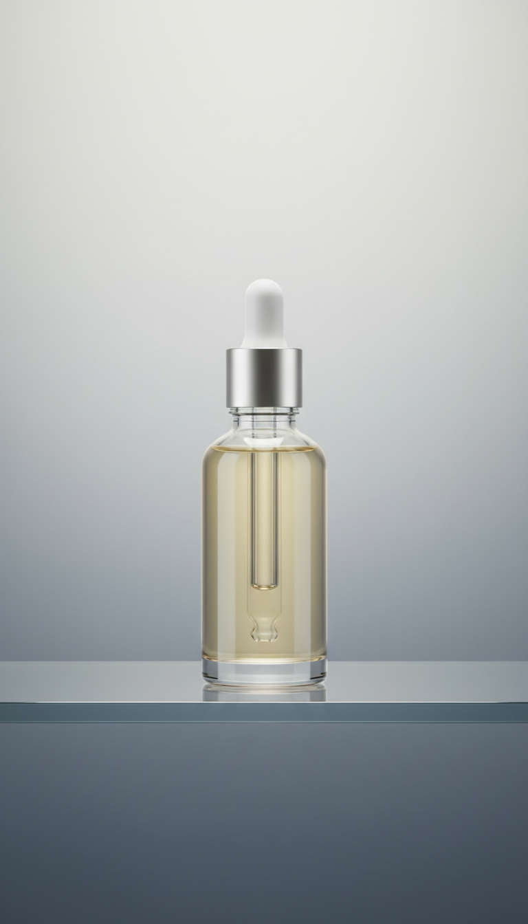 Radiance infusion oil glass dropper bottle